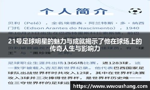 21号足球明星的魅力与成就揭示了他在球场上的传奇人生与影响力